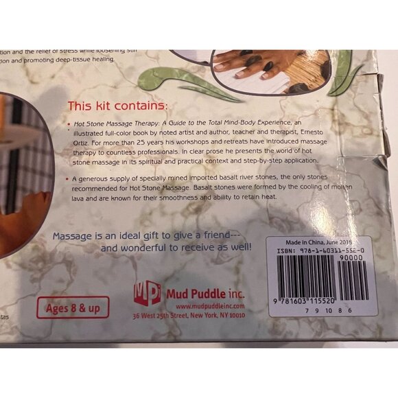 Hot Stone Massage Therapy Book & Kit By Mud Puddle "Total Mind-Body Experience" - Picture 7 of 11